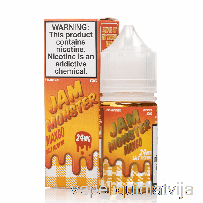 Mango - Ievārījums Monster Salts - 30ml 48mg Vape šķidrums